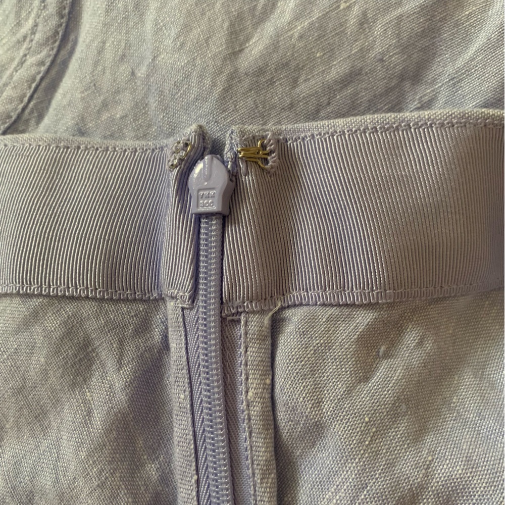 J CREW BAIRD MCNUTT IRISH LINEN SLIP SKIRT SIZE 10 EXCELLENT CONDITION - Picture 7 of 7